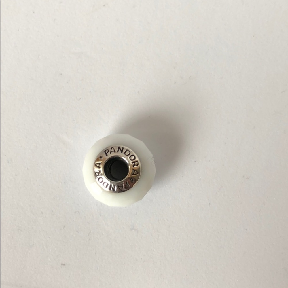 **SOLD** Pandora white Bead